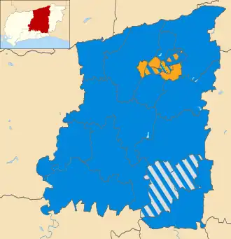 2011 results map
