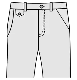 Slant-front or slash pockets[13]
