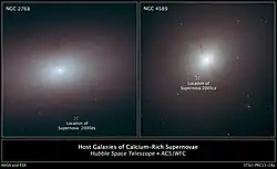 A comparison of NGC 2768's and NGC 4589's supernovae