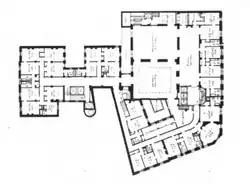 Floor plan of the second story