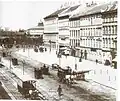 Praterstraße and Hotel Nordbahn before 1898