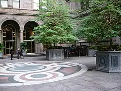 The courtyard as seen in 2008