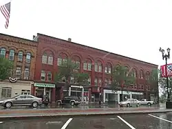 Frisbie Block, Houlton, Maine, 1894-95 and 1905.