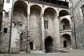 Upper courtyard