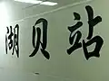 Line 2 Platform Calligraphy (2012)