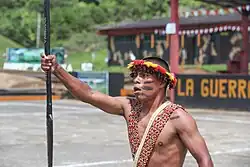 Huambisa, member of the Peruvian army