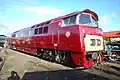 Western Firebrand in maroon livery