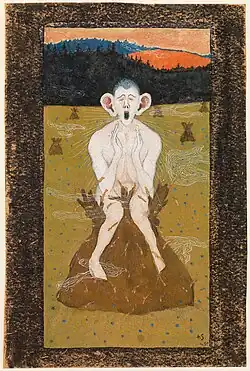 Frost , 1895, gouache