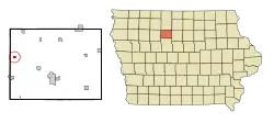Location of Bradgate, Iowa