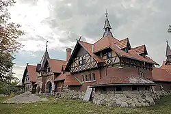 Humboldt Park Receptory Building and Stable viewed from the northeast