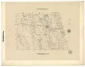 Plan of the Hundred of Townsend in 1885