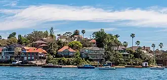 Huntleys Point from the Parramatta River