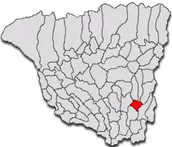 Location in Gorj County