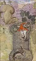 An illustration from Anwar-e Suhaili.