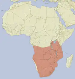 Map of range