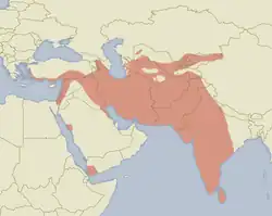 Map of range