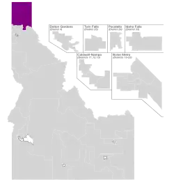 Map of the district