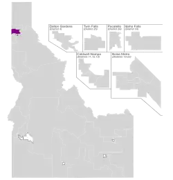 Map of the district