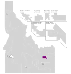 Map of the district