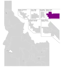 Map of the district