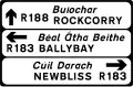Stack Type Advance Direction Sign