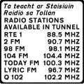 F 802 Tunnel Radio Stations