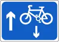RUS 059A Contra-flow Cycling on One Way Street