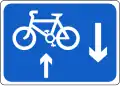 RUS 059B Contra-flow Cycling on One Way Street