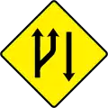 W 103 Start of Climbing Lane