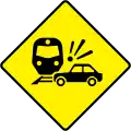 W 126 Level Crossing with No Flashing Red Signal – User Operated