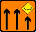 WK 101 Lane 3 of 3 Narrow (advance)