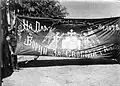 Remembrance flag of the united cheti of Bitola revolutionary region during Young Turks revolution, 1908