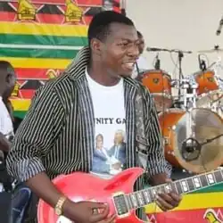 Moyo performing at Sakubva Stadium in December 2010