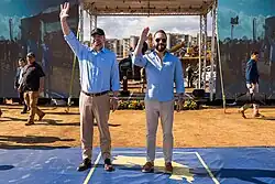 Nayib Bukele with Rodrigo Chaves Robles