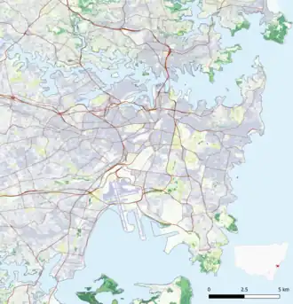 HMAS Watson is located in inner Sydney