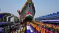Himgiri during her launching ceremony