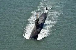 Vela during sea trials