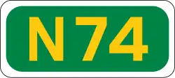 N74 road shield}}