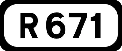 R671 road shield}}