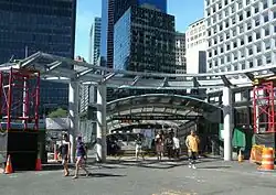 Entrance to the South Ferry–Whitehall Street station