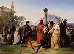 Sicilian Vespers scene 3 (1821–1822)