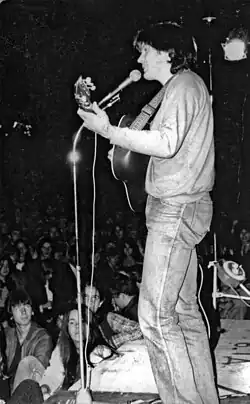 Croatian rock musician Ibrica Jusić, 1981