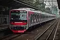 iE305 Series entering track 2 of Duren Kalibata station during test run