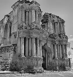 Same church in 2010, after the 1976 earthquake.