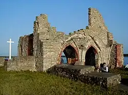 Image 2Church of Ikšķile, the first stone building in Latvia built by Saint Meinhard in 1185 (from History of Latvia)