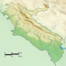 Location of the site within Ilam Province