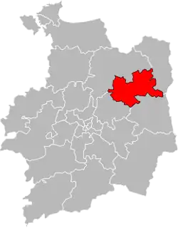 Location of Canton of Fougères-1