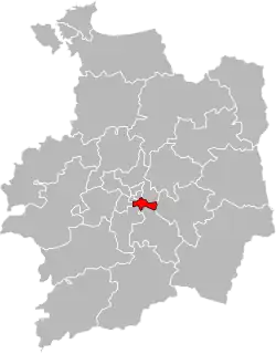 Location of Canton of Rennes-3