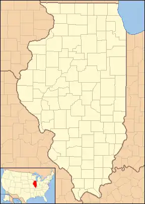 Lake Centralia is located in Illinois