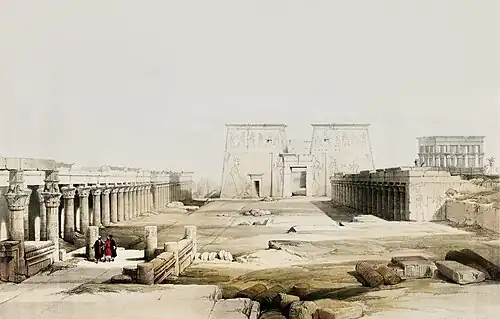 167. Grand approach to the Temple of Philoe, Nubia.